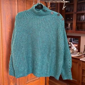 J. Crew button neck sweater